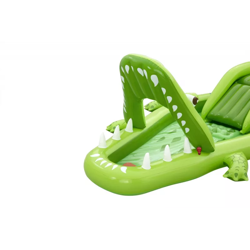 Bestway Later Gator nafukovacie vodné ihrisko a bazén pre deti 2,34 m x 1,63 m x 87 cm