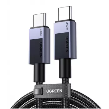 Ugreen 45068 USB kábel 2 m USB C 0,48 Gbit/s 240 W čierna, sivá