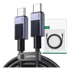Ugreen 45068 USB kábel 2 m USB C 0,48 Gbit/s 240 W čierny, sivý
