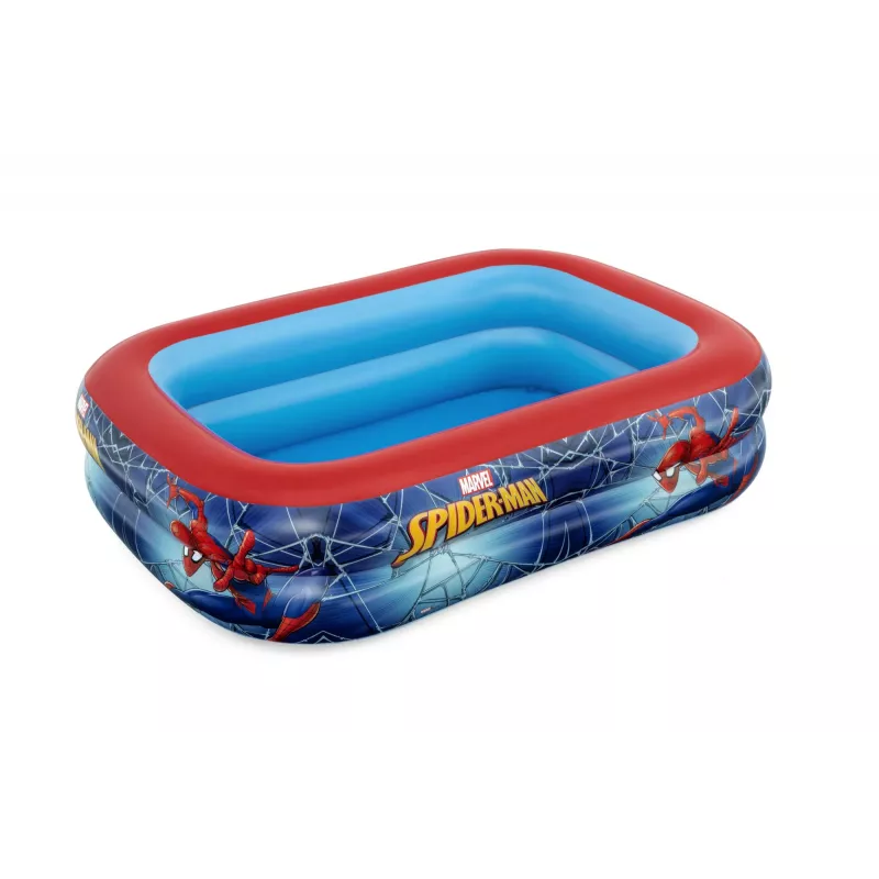 Bestway detský bazén, nafukovací bazén, 450 L, obdĺžnikový, 6 rokov, Spider-Man, vinyl