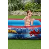 Bestway detský bazén, nafukovací bazén, 450 L, obdĺžnikový, 6 rokov, Spider-Man, vinyl