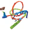 Hot Wheels Action Loop Cyclone Challenge dráha s autíčkom v mierke 1:64, jednoduché skladovanie