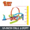 Hot Wheels Action Loop Cyclone Challenge dráha s autíčkom v mierke 1:64, jednoduché skladovanie