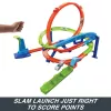 Hot Wheels Action Loop Cyclone Challenge dráha s autíčkom v mierke 1:64, jednoduché skladovanie