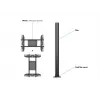 Multibrackets M Display Stand 180 Single čierna s podlahovou montážou