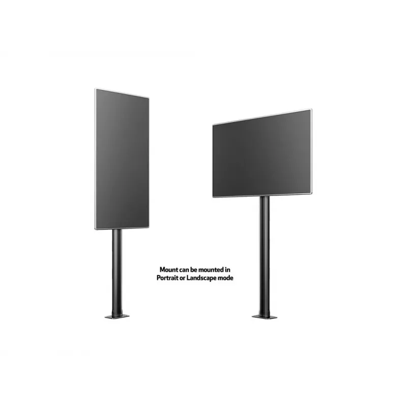 Multibrackets M Display Stand 180 Single čierna s podlahovou montážou