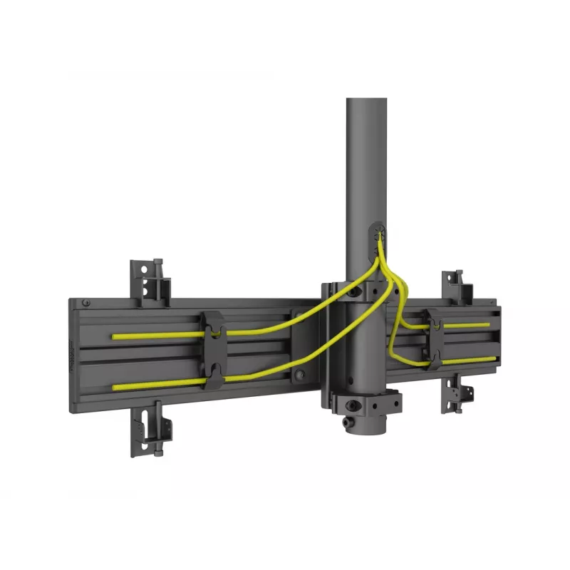 Multibrackets M Pro Series - kábel manažment klip 6 ks balenie, kábel manažment klip, čierny, plast, 100 g, 90 mm, 30 mm