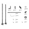Multibrackets M Pro Series - soundbar držiak XL, čierny, oceľ, 15 kg, 165,1 cm (65