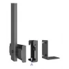 Multibrackets M Pro Series - soundbar držiak XL, čierny, oceľ, 15 kg, 165,1 cm (65