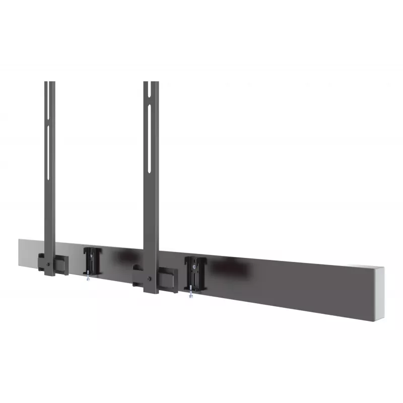 Multibrackets M Pro Series - soundbar držiak XL, čierny, oceľ, 15 kg, 165,1 cm (65