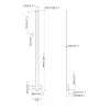 Multibrackets M Pro Series - soundbar držiak XL, čierny, oceľ, 15 kg, 165,1 cm (65