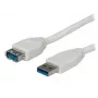 Nilox 0,8m USB3.0 USB kábel USB 3.2 Gen 1 (3.1 Gen 1) USB A 4,8 Gbit/s biely
