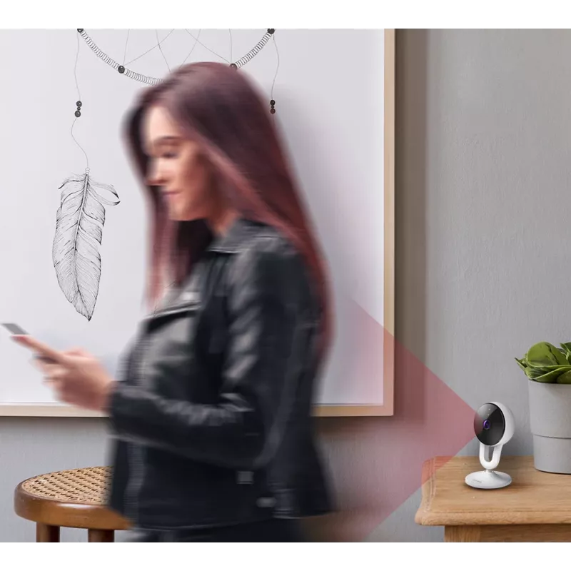 D-Link Full HD Wi‑Fi kamera, IP bezpečnostná kamera, interiér, bezdrôtová, Amazon Alexa & Google Assistant, CE, FCC, IC, RCM, NCC, BSMI, stolová