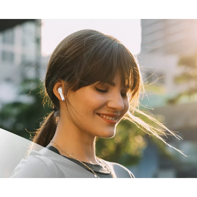 Music Sound Breeze In-Ear Bluetooth slúchadlá v dizajne puzdra s farebným puzdrom