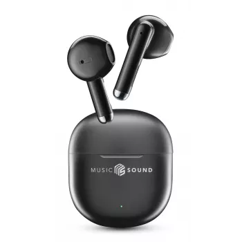 Music Sound Breeze Bluetooth slúchadlá do uší s farebným puzdrom
