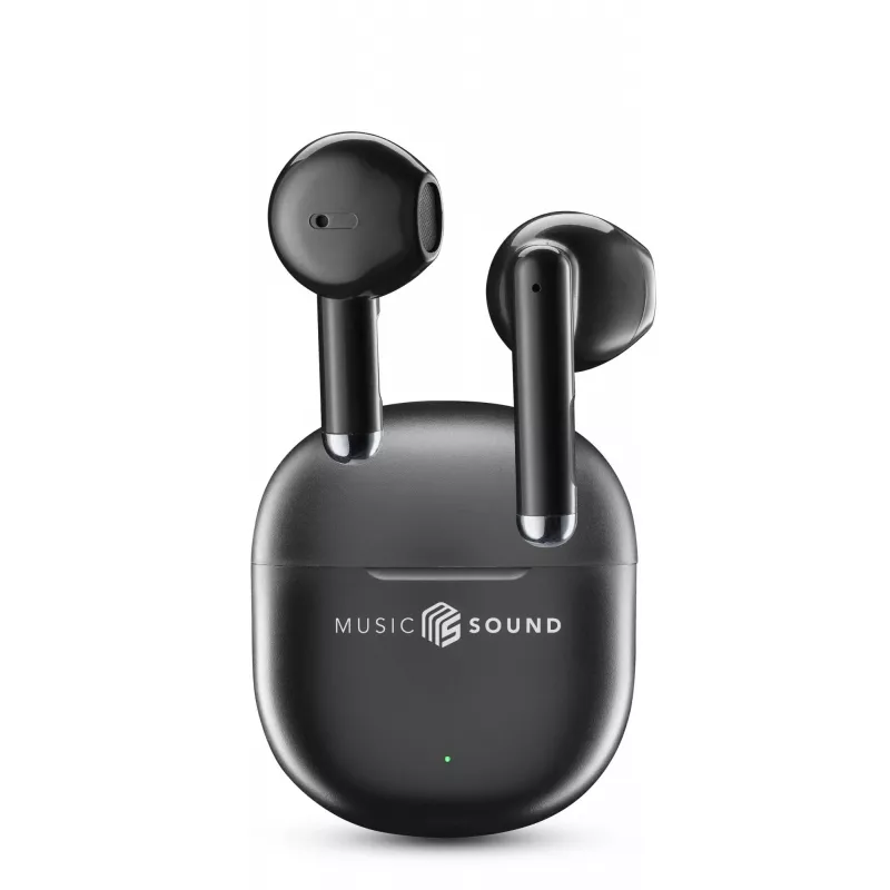 Music Sound Breeze Bluetooth slúchadlá do uší s farebným puzdrom