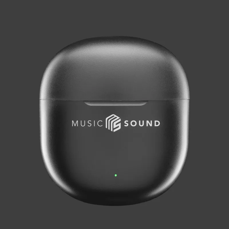 Music Sound Breeze Bluetooth slúchadlá do uší s farebným puzdrom