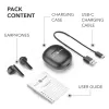 Music Sound Breeze Bluetooth slúchadlá do uší s farebným puzdrom