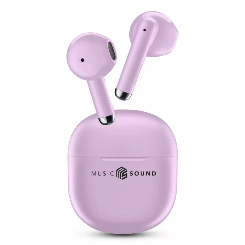 Music Sound Breeze Bluetooth slúchadlá do uší s farebným puzdrom
