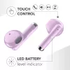 Music Sound Breeze Bluetooth slúchadlá do uší s farebným puzdrom