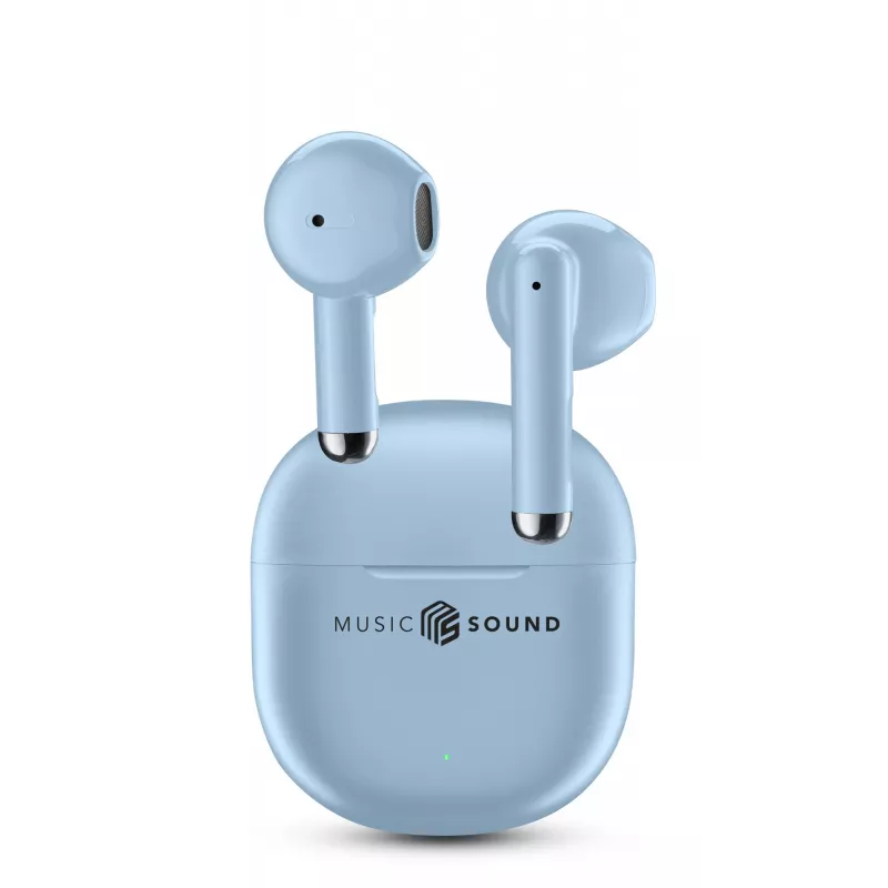 Music Sound Breeze In-Ear slúchadlá v štýle puzdra s farebným puzdrom
