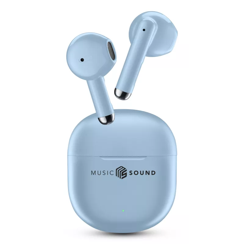 Music Sound Breeze In-Ear slúchadlá v štýle puzdra s farebným puzdrom