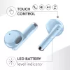 Music Sound Breeze In-Ear slúchadlá v štýle puzdra s farebným puzdrom