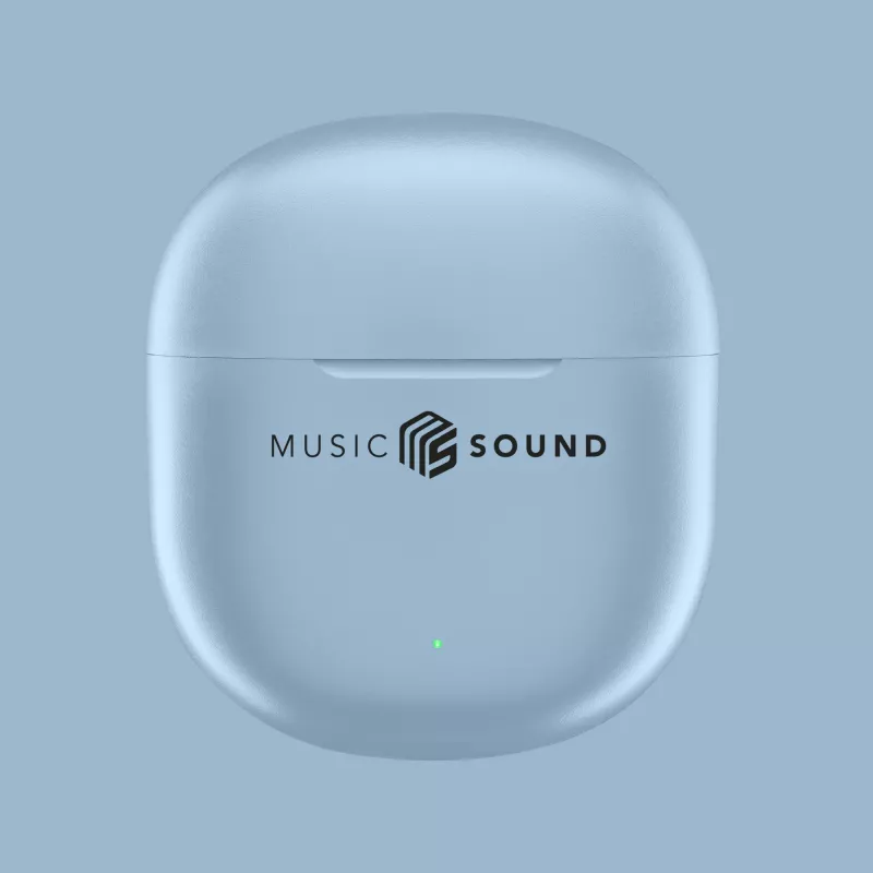 Music Sound Breeze In-Ear slúchadlá v štýle puzdra s farebným puzdrom