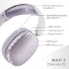 Music Sound MAXI3 MAXI3 bezdrôtové Over-Ear slúchadlá s aktívnym potlačením hluku