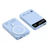 Techly I-CHARGE-10LCDBL powerbank lithium-polymér (LiPo) 10000 mAh bezdrôtové nabíjanie modrá