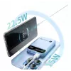 Techly I-CHARGE-10LCDBL powerbank lithium-polymér (LiPo) 10000 mAh bezdrôtové nabíjanie modrá