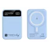 Techly I-CHARGE-10LCDBL powerbank lithium-polymér (LiPo) 10000 mAh bezdrôtové nabíjanie modrá