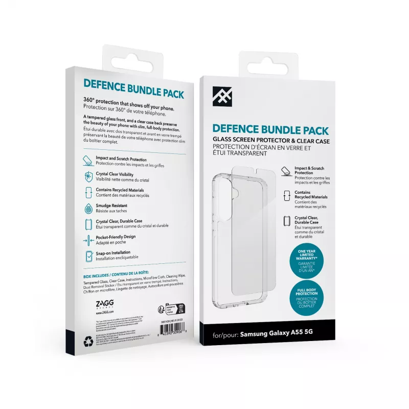 IFROGZ Defence Glass (bundle) puzdro na telefón 16,8 cm (6,6