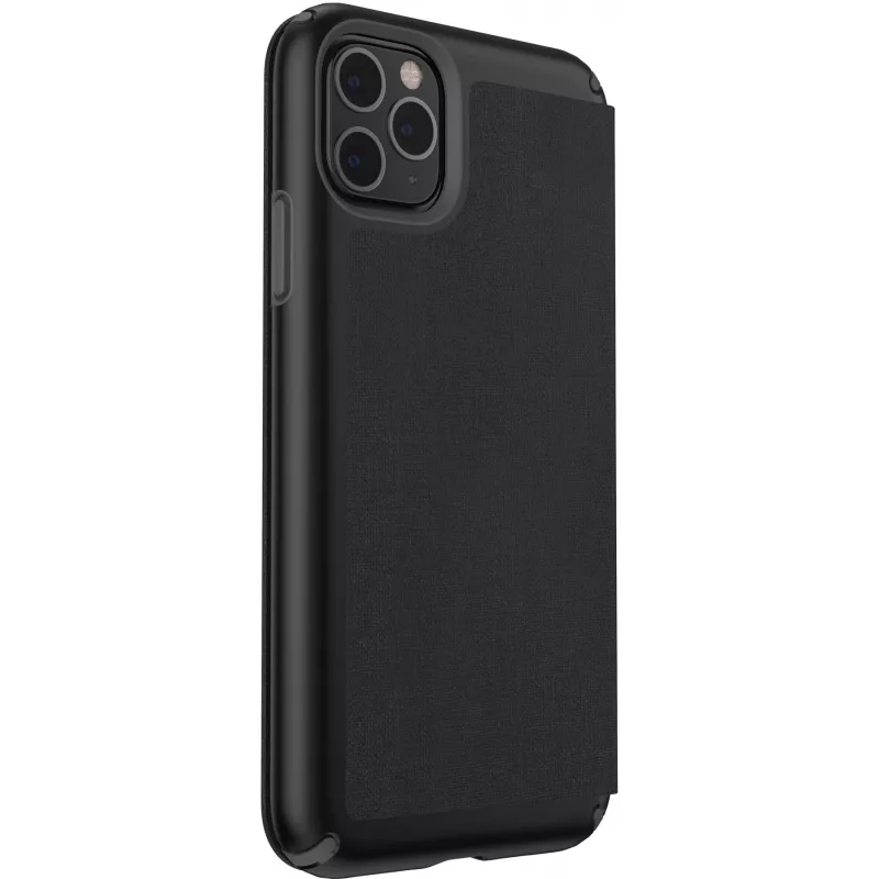 Speck Presidio Folio iPhone 11 Pro Max, flipové puzdro, Apple, iPhone 11 Pro Max, 16,5 cm (6,5 inch), čierne