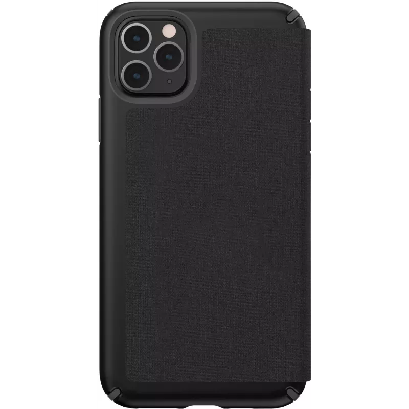 Speck Presidio Folio iPhone 11 Pro Max, flipové puzdro, Apple, iPhone 11 Pro Max, 16,5 cm (6,5 inch), čierne