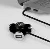 Axagon HUE-X3B rozbočovač USB 2.0 480 Mbit/s čierny