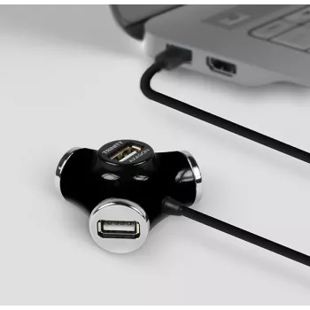 Axagon HUE-X3B rozbočovač USB 2.0 480 Mbit/s čierny
