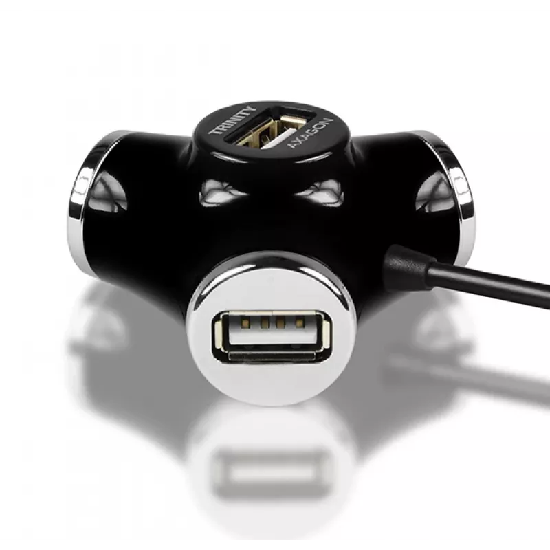 Axagon HUE-X3B rozbočovač USB 2.0 480 Mbit/s čierny