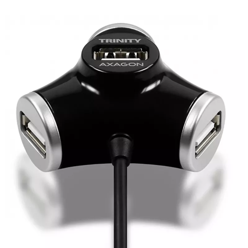 Axagon HUE-X3B rozbočovač USB 2.0 480 Mbit/s čierny