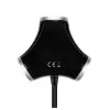 Axagon HUE-X3B rozbočovač USB 2.0 480 Mbit/s čierny