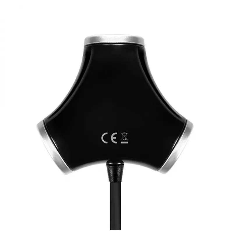 Axagon HUE-X3B rozbočovač USB 2.0 480 Mbit/s čierny