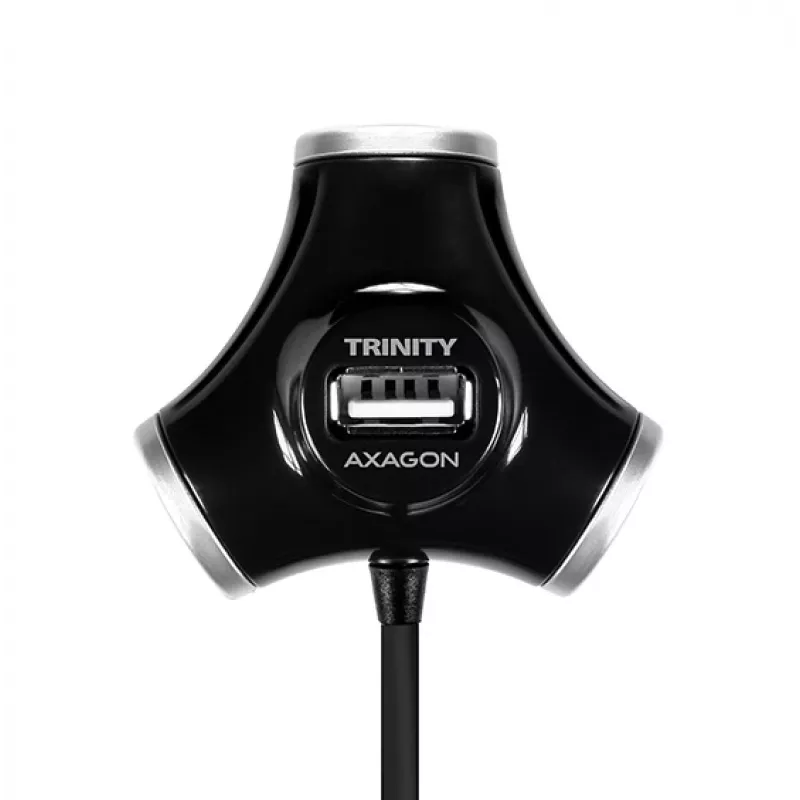 Axagon HUE-X3B rozbočovač USB 2.0 480 Mbit/s čierny