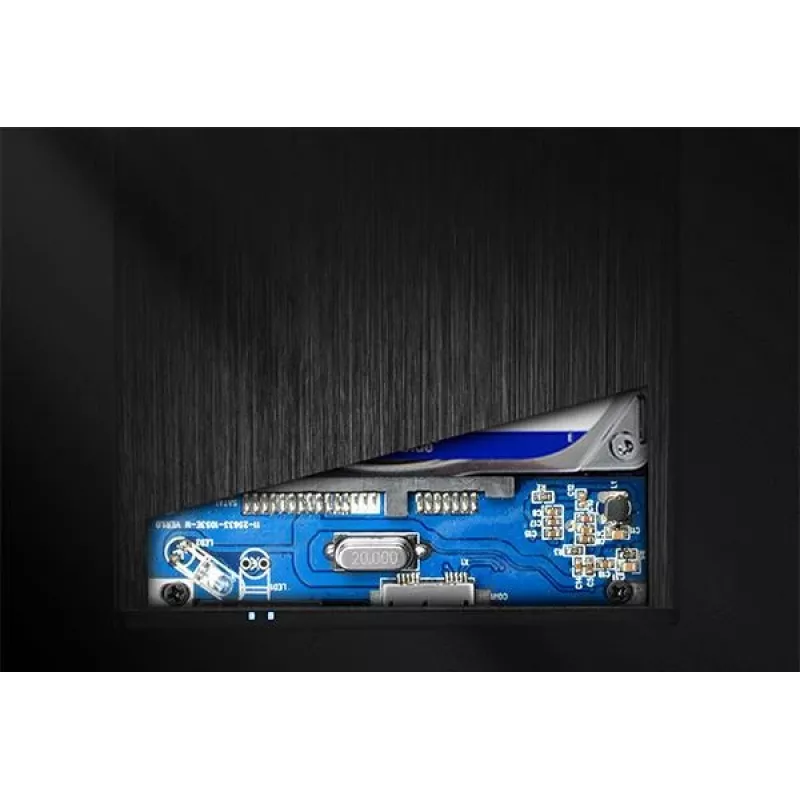 AXAGON EE25-XA – puzdro na HDD / SSD – 2.5 inch – SATA – Serial ATA II – Serial ATA III – 0,48 Gbit/s – USB pripojenie – čierne