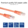 ACT oranžový 1 meter U/UTP CAT6 patch kábel s RJ45 konektormi