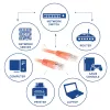 ACT oranžový 1 meter U/UTP CAT6 patch kábel s RJ45 konektormi