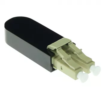 ACT optický LC loopback adaptér multimódový 850 nm, LC, čierny, RoHS, -40 - 75 °C, 40 x 12,4 x 8,6 mm, 40 mm