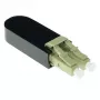 ACT optický LC loopback adaptér multimódový 850 nm, LC, čierny, RoHS, -40 - 75 °C, 40 x 12,4 x 8,6 mm, 40 mm