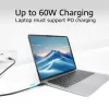 ACT USB 3.0 10Gbps 60W USB Type-C kábel, 1 meter, 1 m, USB C, USB C, USB 3.2 Gen 2 (3.1 Gen 2), 10 Gbit/s, čierna
