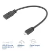 ACT Adaptérový kábel USB Type-C konektor samica na USB Micro-B 2.0 konektor samec 0,2 m