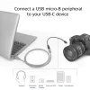 ACT Adaptérový kábel USB Type-C konektor samica na USB Micro-B 2.0 konektor samec 0,2 m